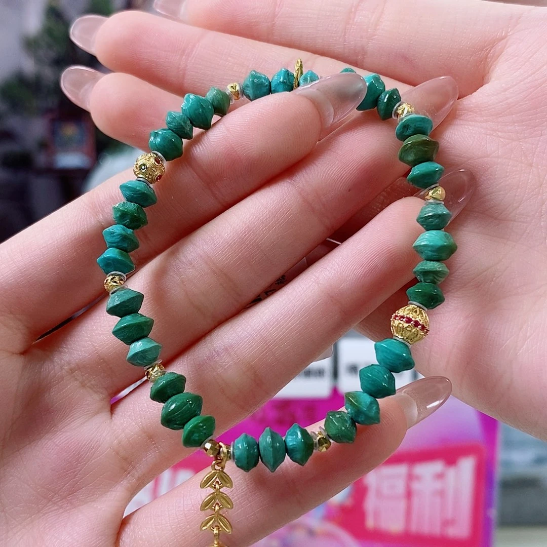 绿松石银S925镀金镶嵌珠宝奇石