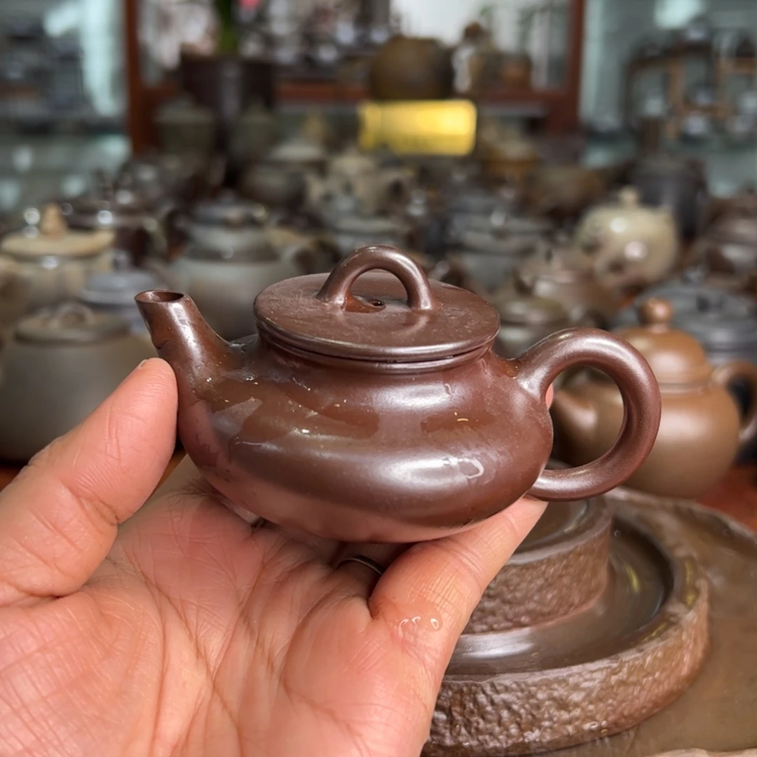 贵台龙窑柴烧茶壶50