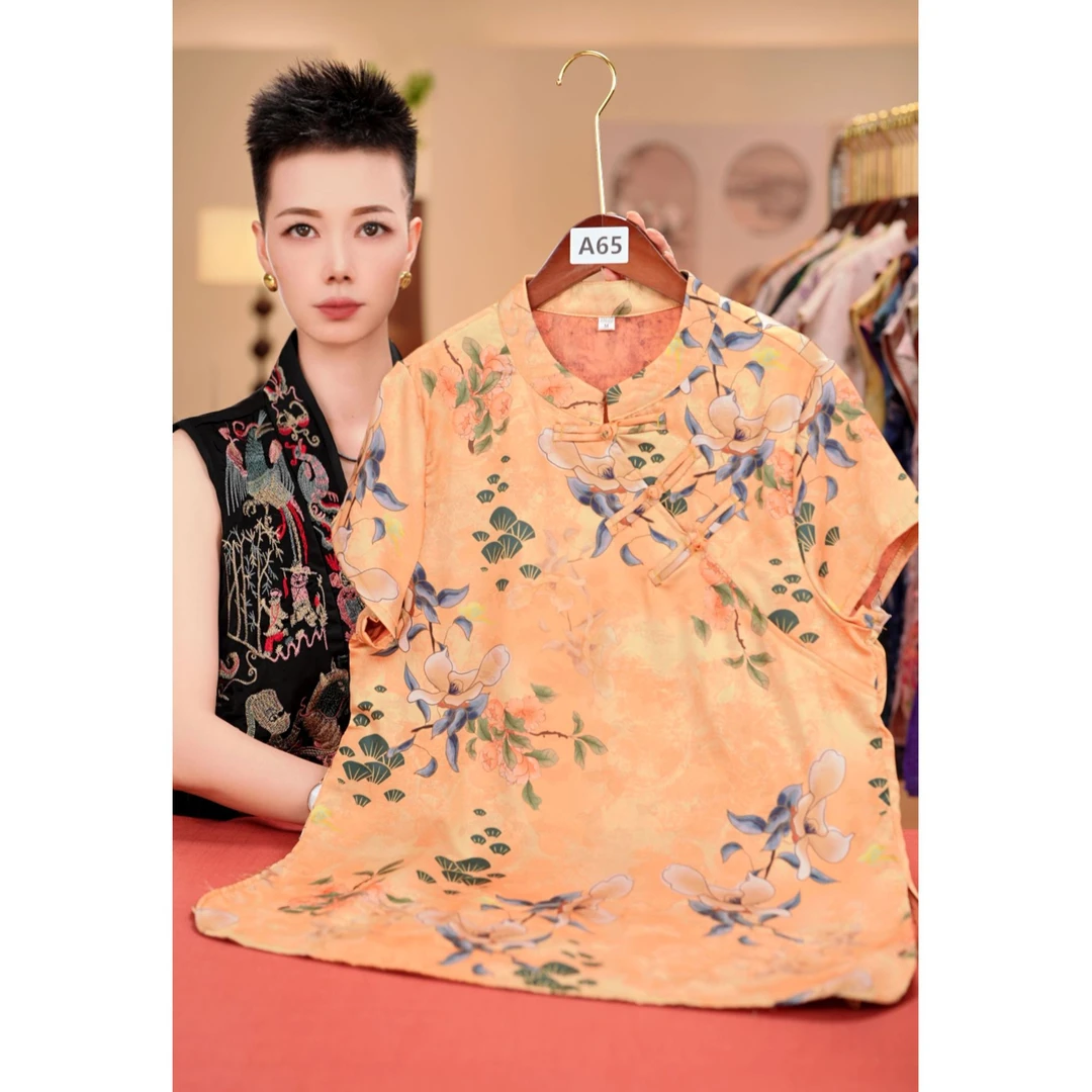 【编号：A65】夏季女士新中式国风小衫【先选编号，再选尺码】