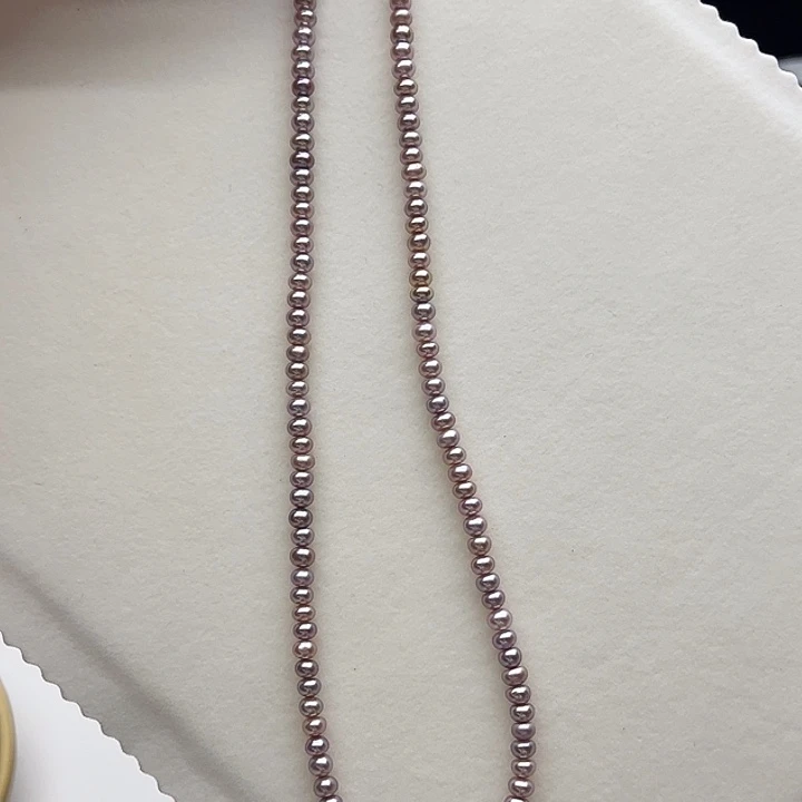 淡水珍珠项链钛钢