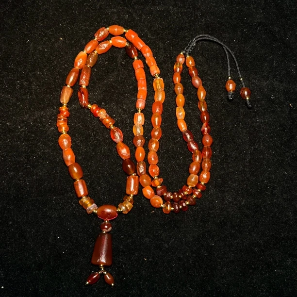 精品-老玛瑙项链