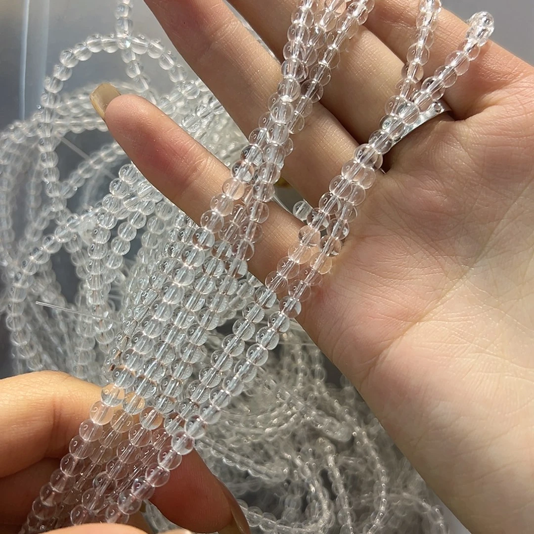 玛瑙/玉髓未镶嵌珠宝半成品压电白水卡4两条