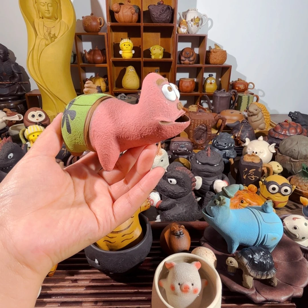 紫砂茶壶乐**定纯手工制作过程非常