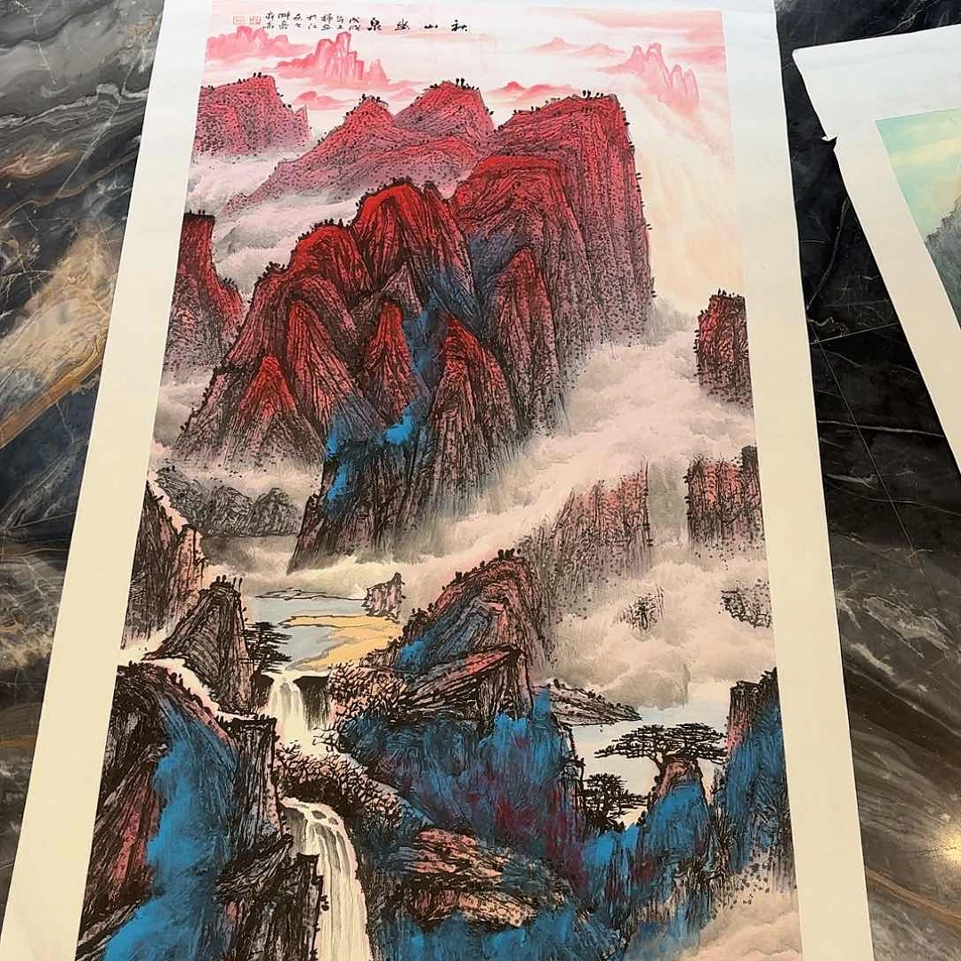 横款精品书画作品