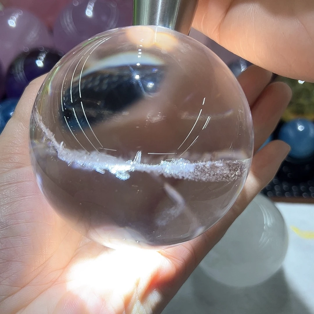 水晶水晶球摆件未镶嵌