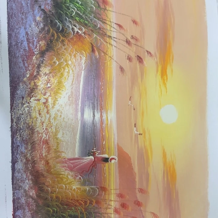油画在这一刻我觉得我