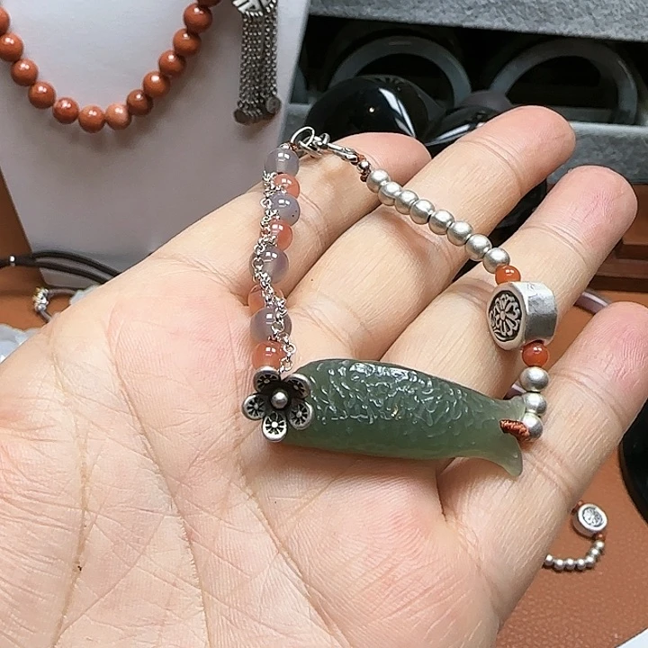 和田玉手链未镶嵌陈*华
