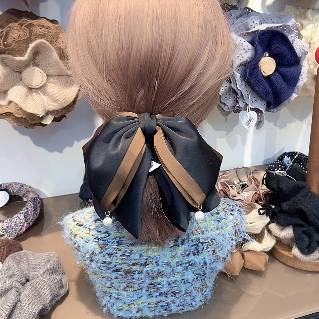 布艺铁合金新款马尾抓夹