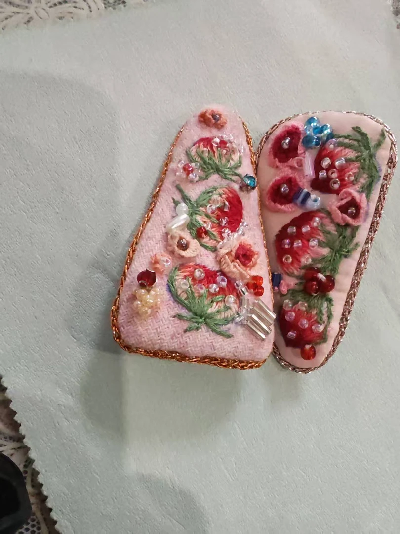 极简风法式饰品BB夹红色清新鸭嘴夹复古重工发夹儿童可爱发卡