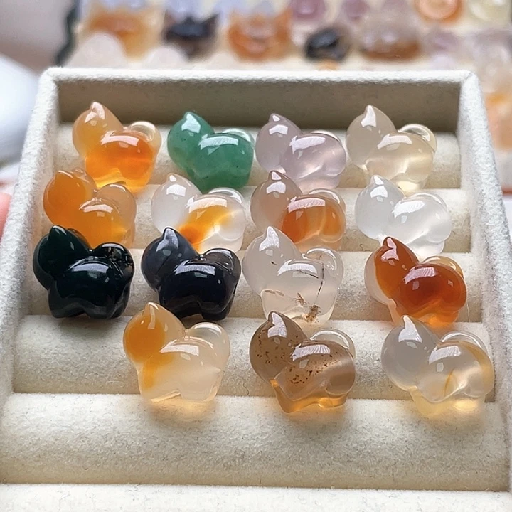 玛瑙/玉髓未镶嵌玛瑙溜达猫