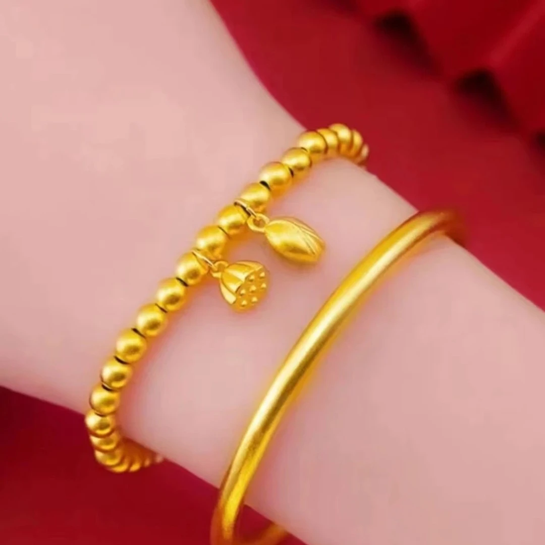 合金手镯 （爆款推荐）新品流行时尚女款手镯双生花