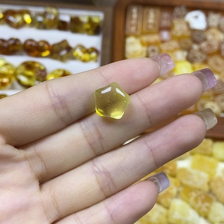 橄榄核吊坠星星16