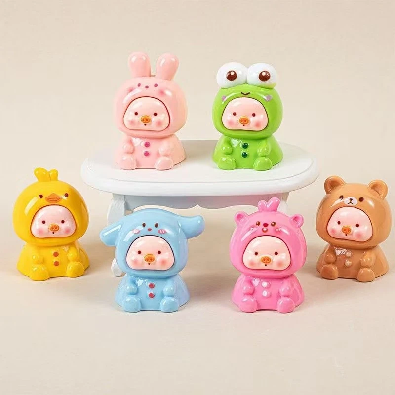 【小猪崽崽】卡通可爱小动物萌粒diy摆件