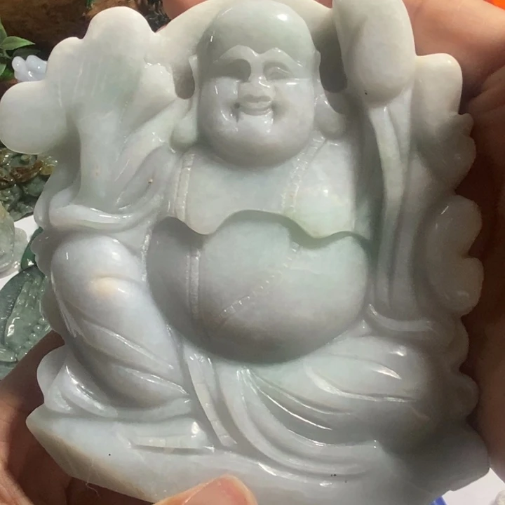 翡翠未镶嵌吊坠(不含链)呆*1745