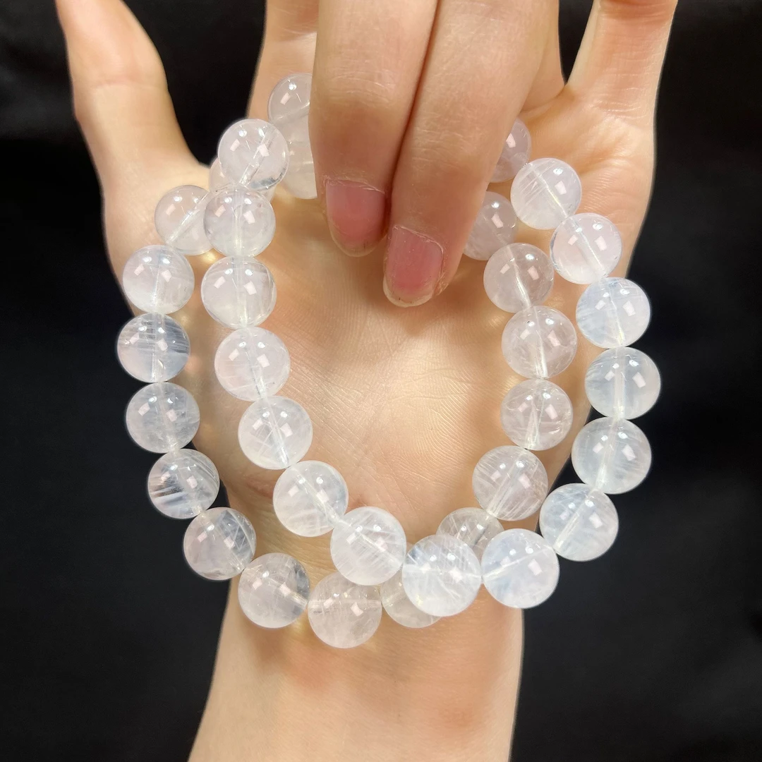 天然特级蓝针水晶手串多样性发其一YF-DY0030