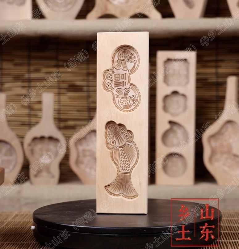 【二孔精刻】非遗传人手工制作老梨木木雕摆件