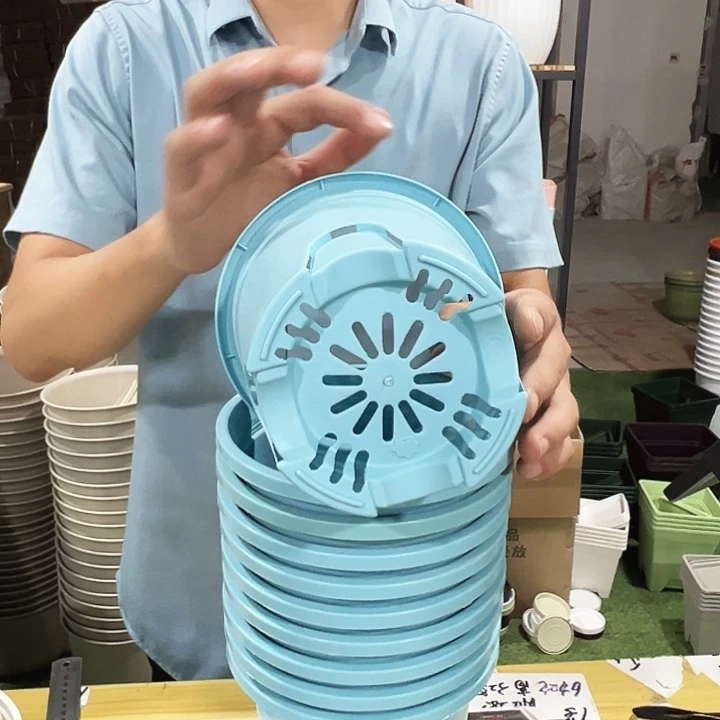 圆形控根口15高15蓝色无托10只