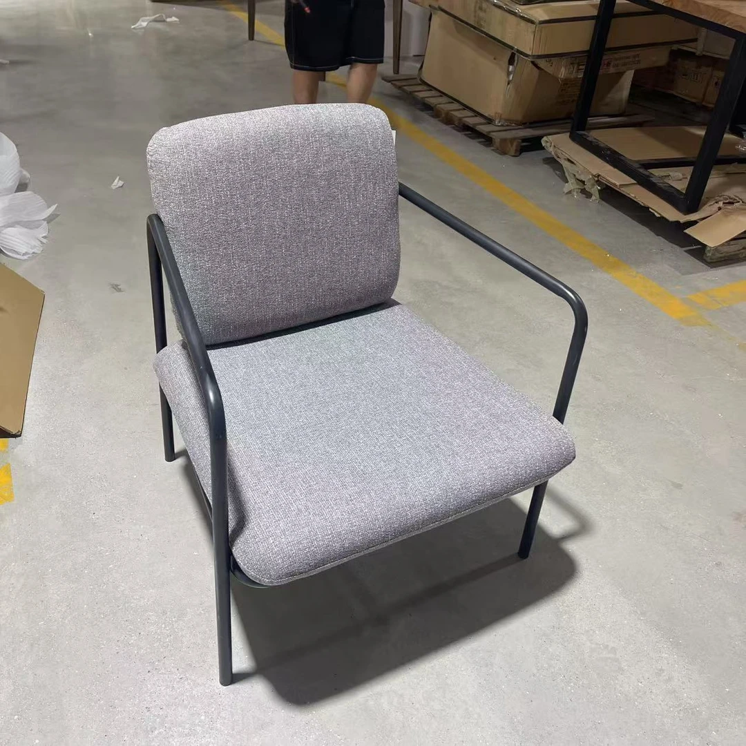 181126GR（颜色混发）74×70×88cm休闲椅【不包装】库存尾货（铁三）2219