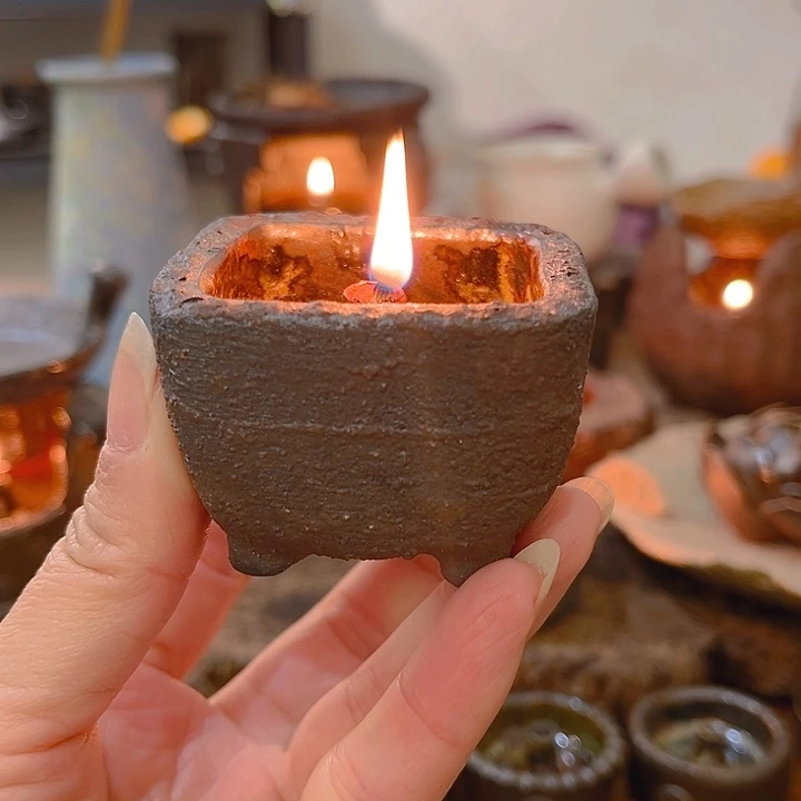 陶瓷艺术小福泥陶艺茶几风