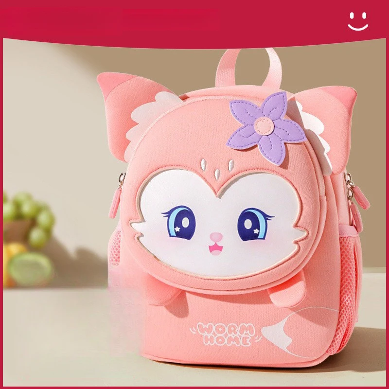 小虫家幼儿园书包女孩可爱宝宝背包轻便1-3-6岁5岁宝宝儿童双肩包