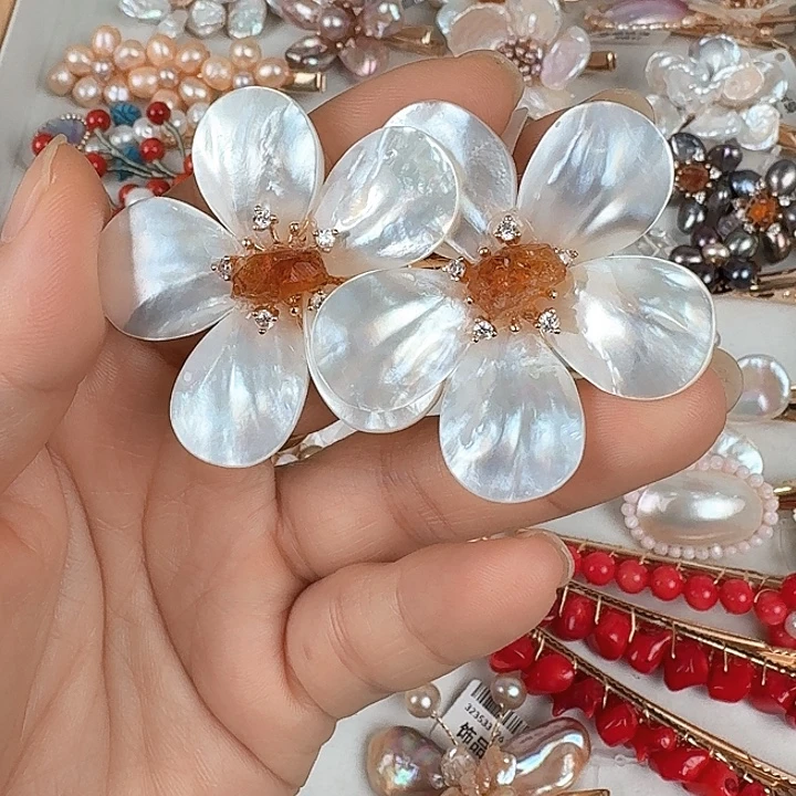 南***6发饰淡水珍珠未镶嵌