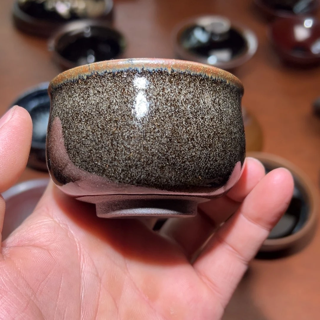 茶盏柴烧建盏主人杯建窑建盏