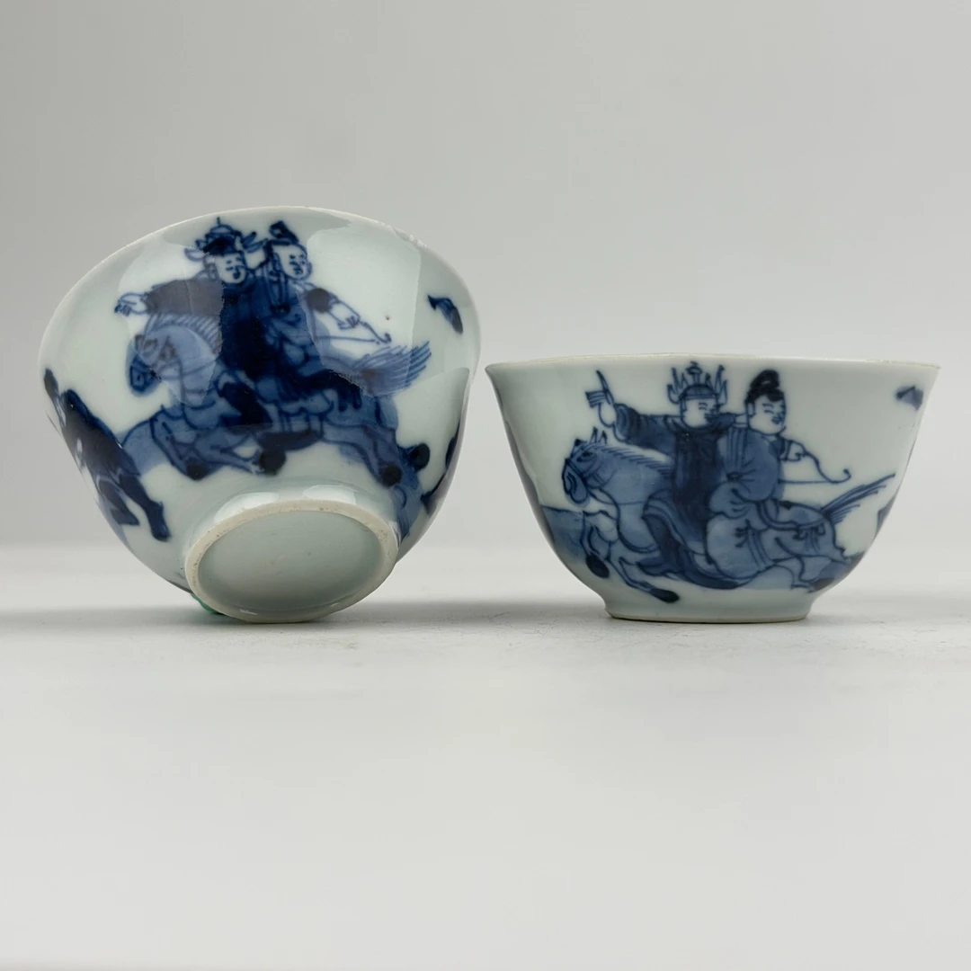 【预展链接】CY24清康熙·青花人物故事杯一对