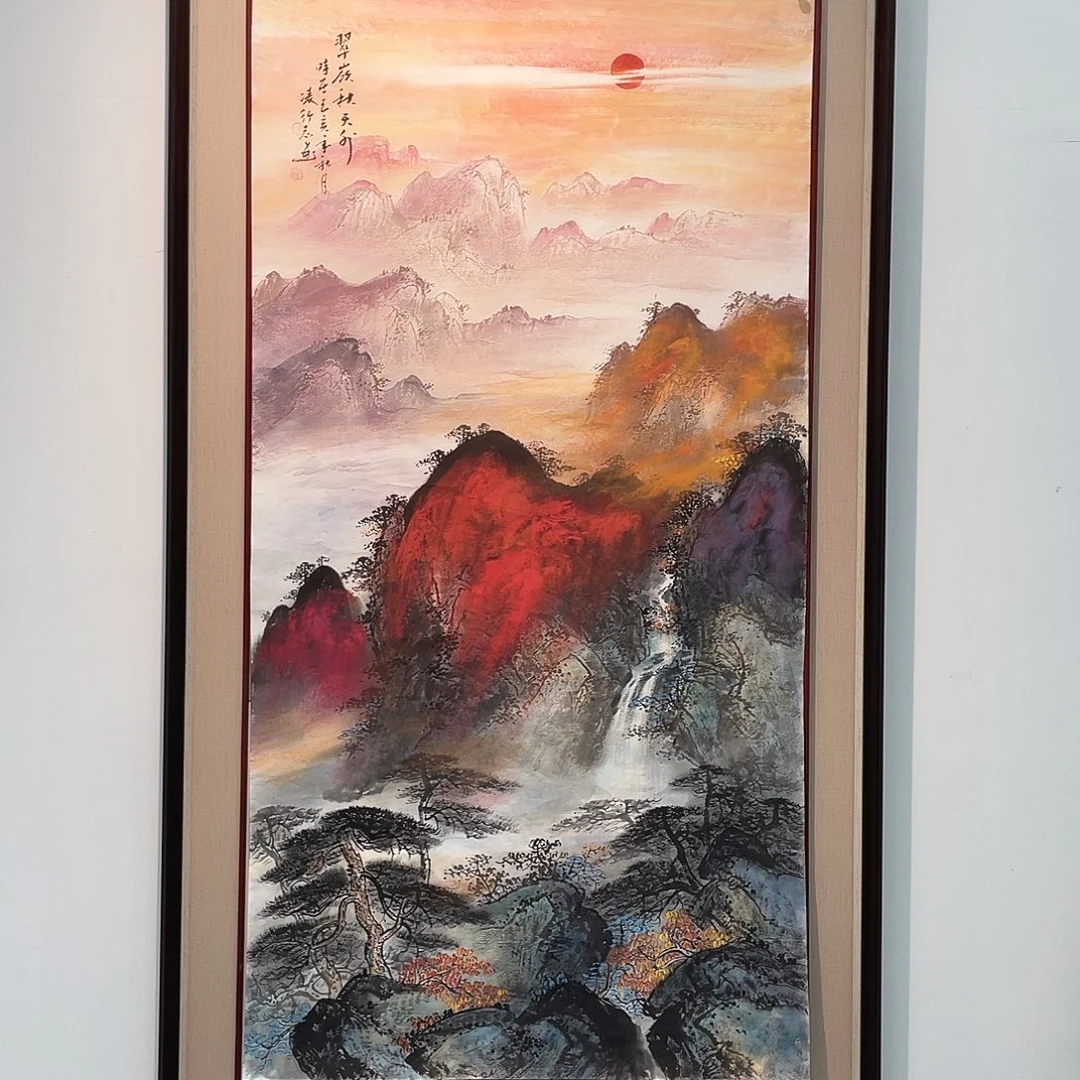 国画凌行志老师手绘国画作品