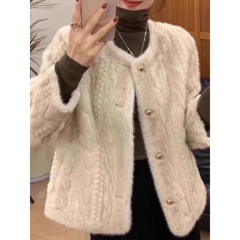 1149秋冬短款小香风加厚气质百搭上衣韩版宽松外套