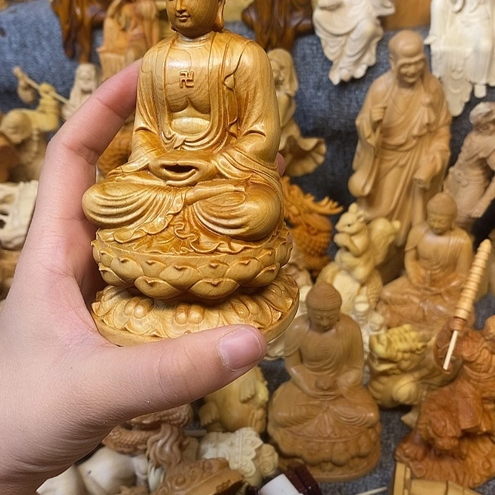 柏木（崖柏）崖柏大日如来瑕疵