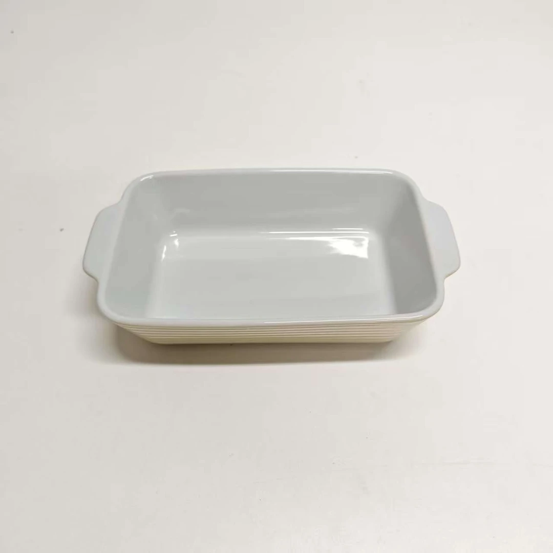 【尺寸可选】摩瑟家居【双耳长方盘1只】HAZC陶瓷手工