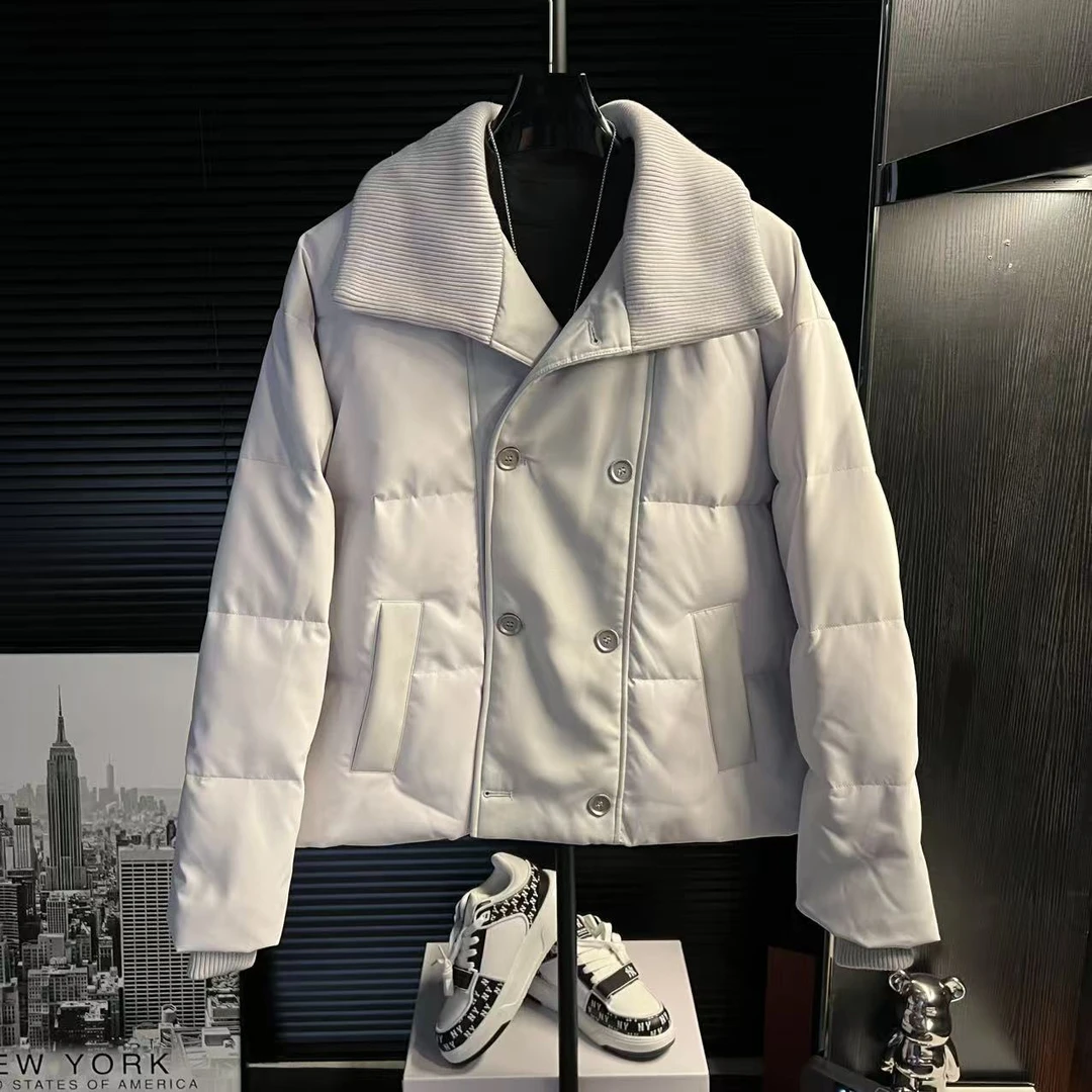 XiXi-男士轻奢高级感简约棉服夹克外套时尚潮流外套