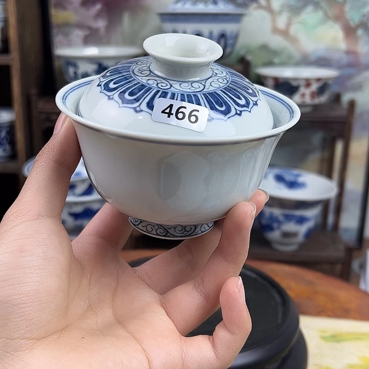 其他瓷宝箱盖碗466