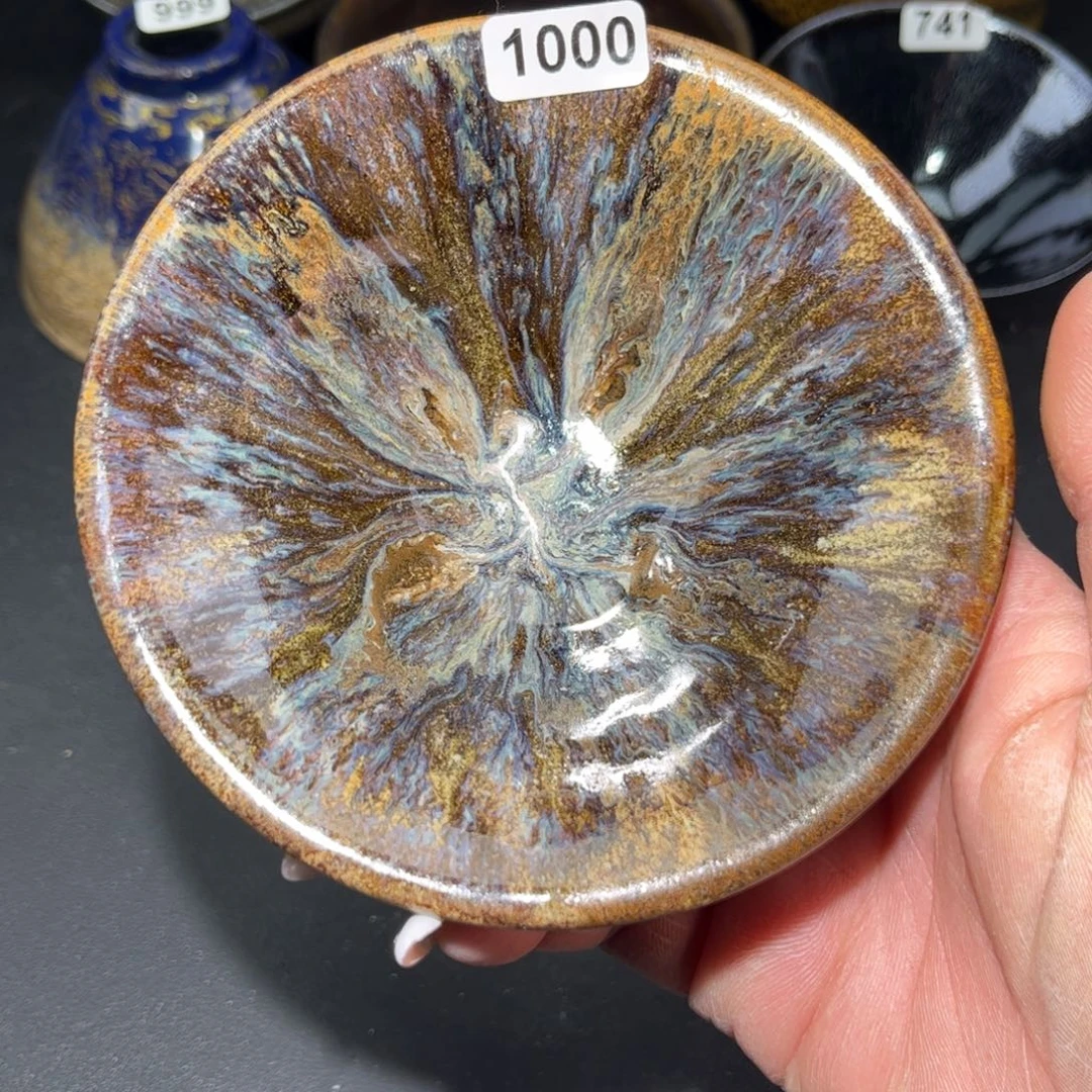 茶盏1000 建盏单盏太好看了吧……