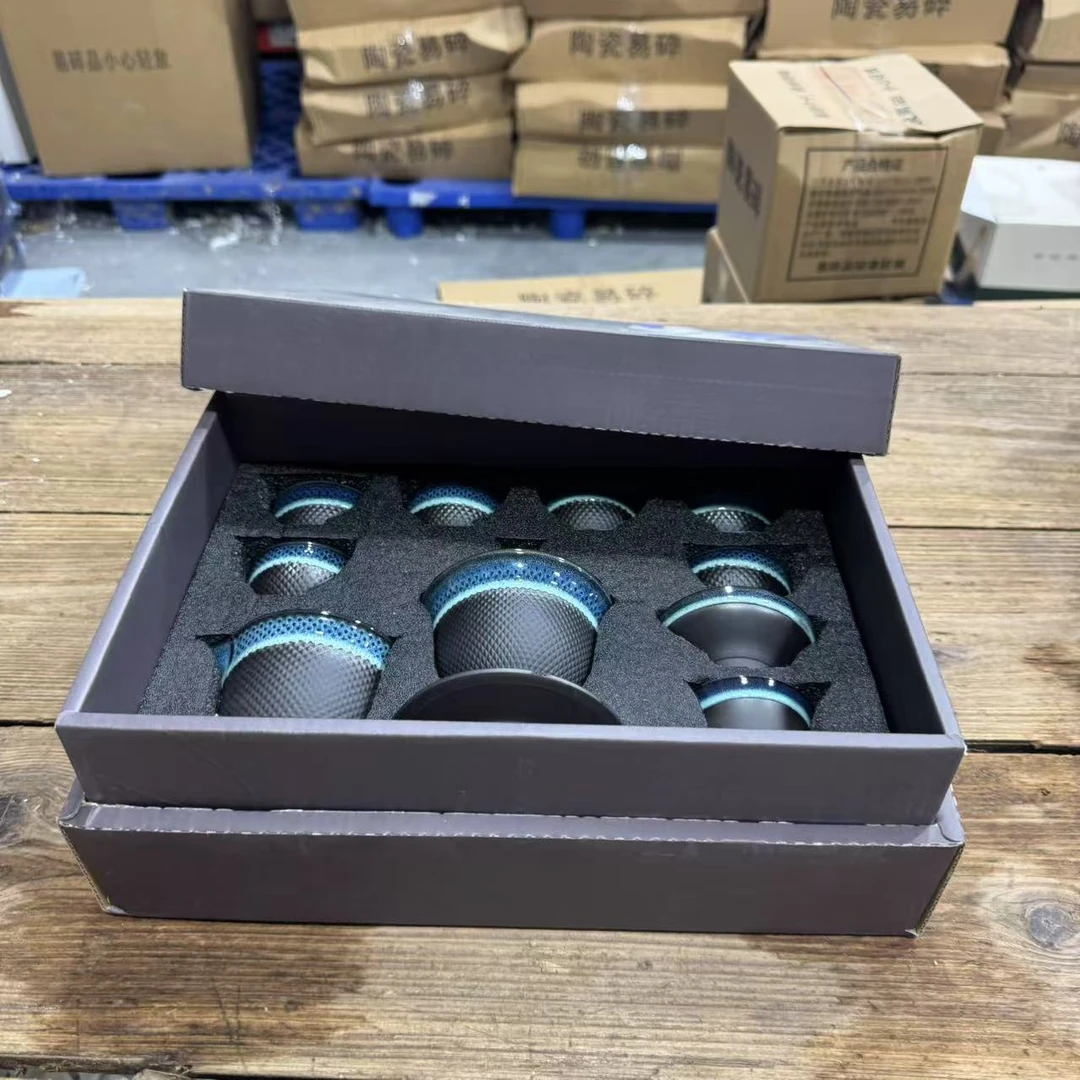 【闪购商品】窑变天下星辰大海茶具套装