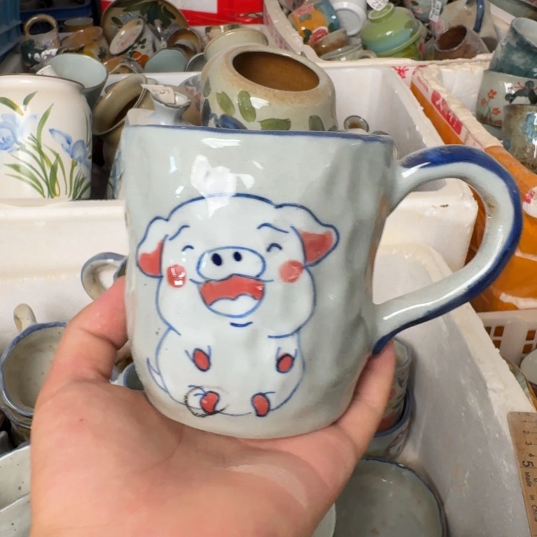 釉下彩瑕疵处理慎拍30