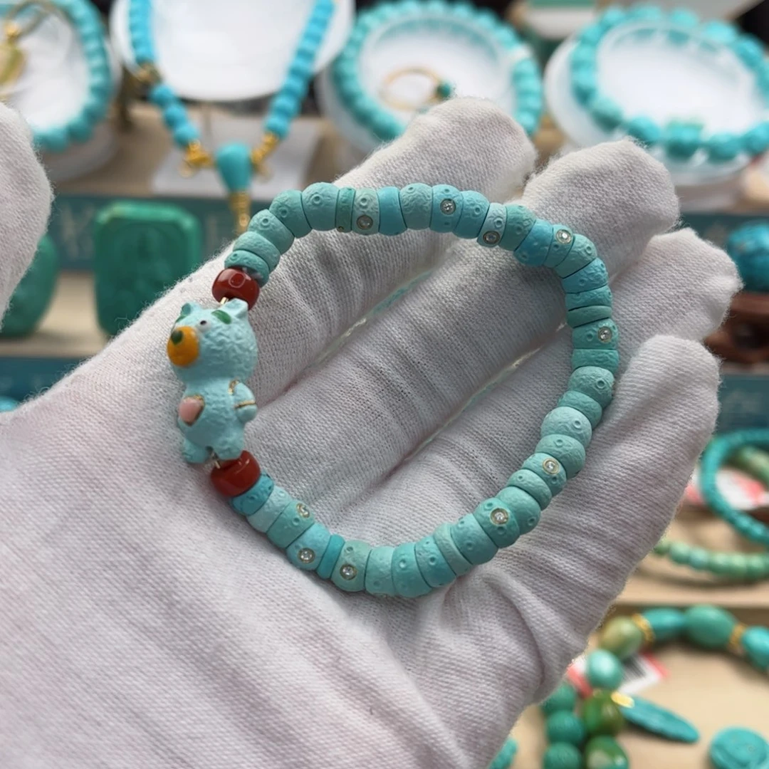 绿松石珠宝奇石未镶嵌