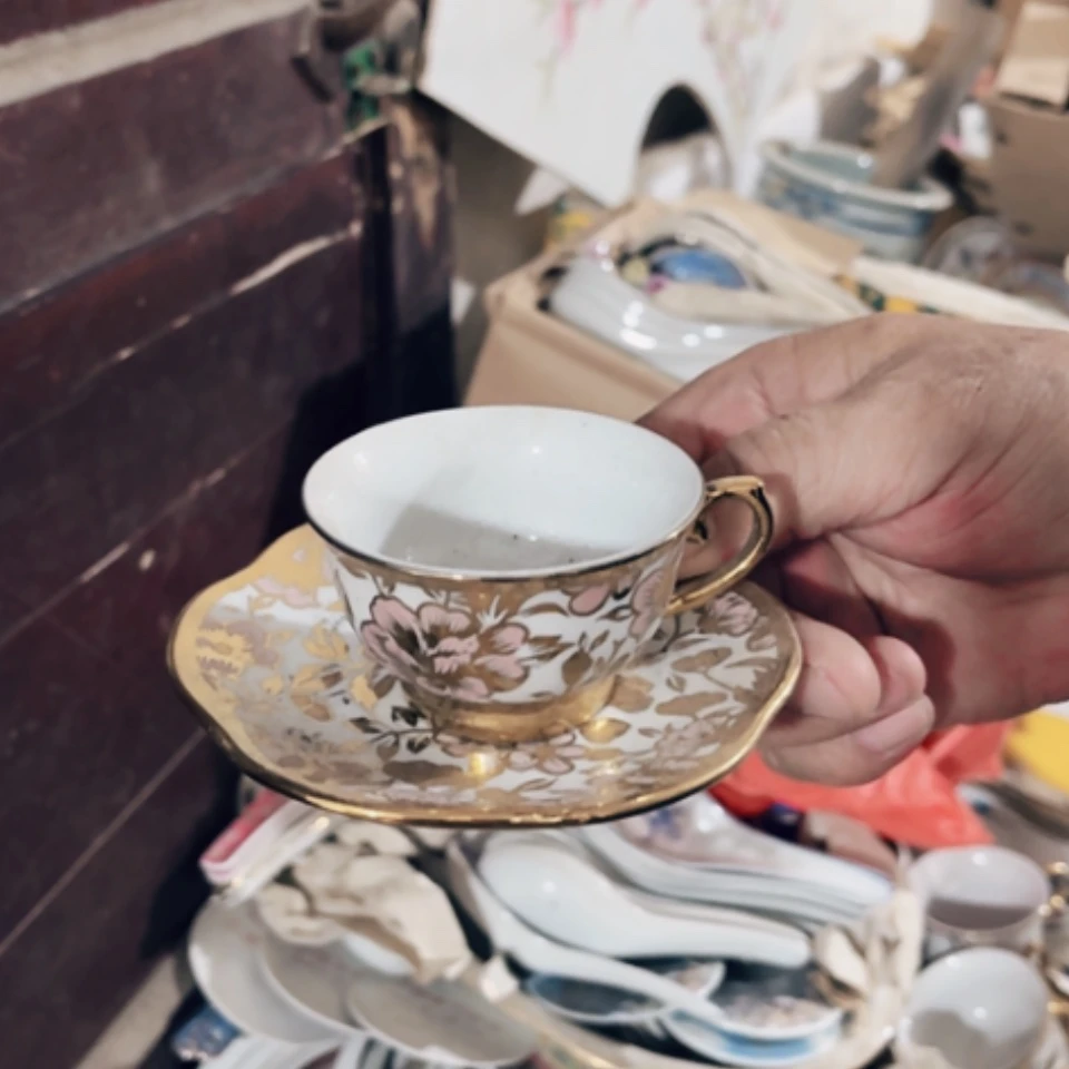 【闪购商品】紫砂茶盘韩**巴一杯一碟6套