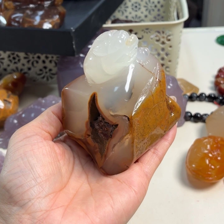 未镶嵌吊坠(不含链)玛瑙/玉髓