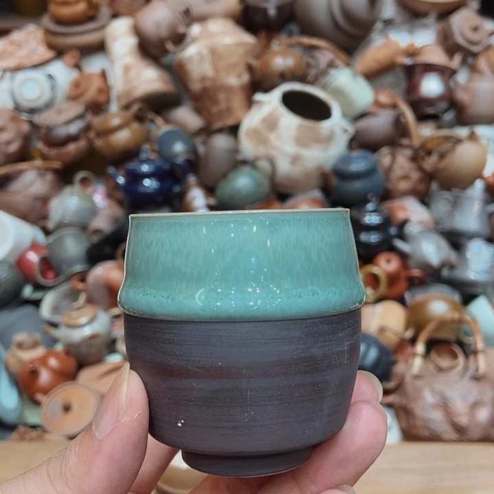 柴烧老岩泥高端茶器