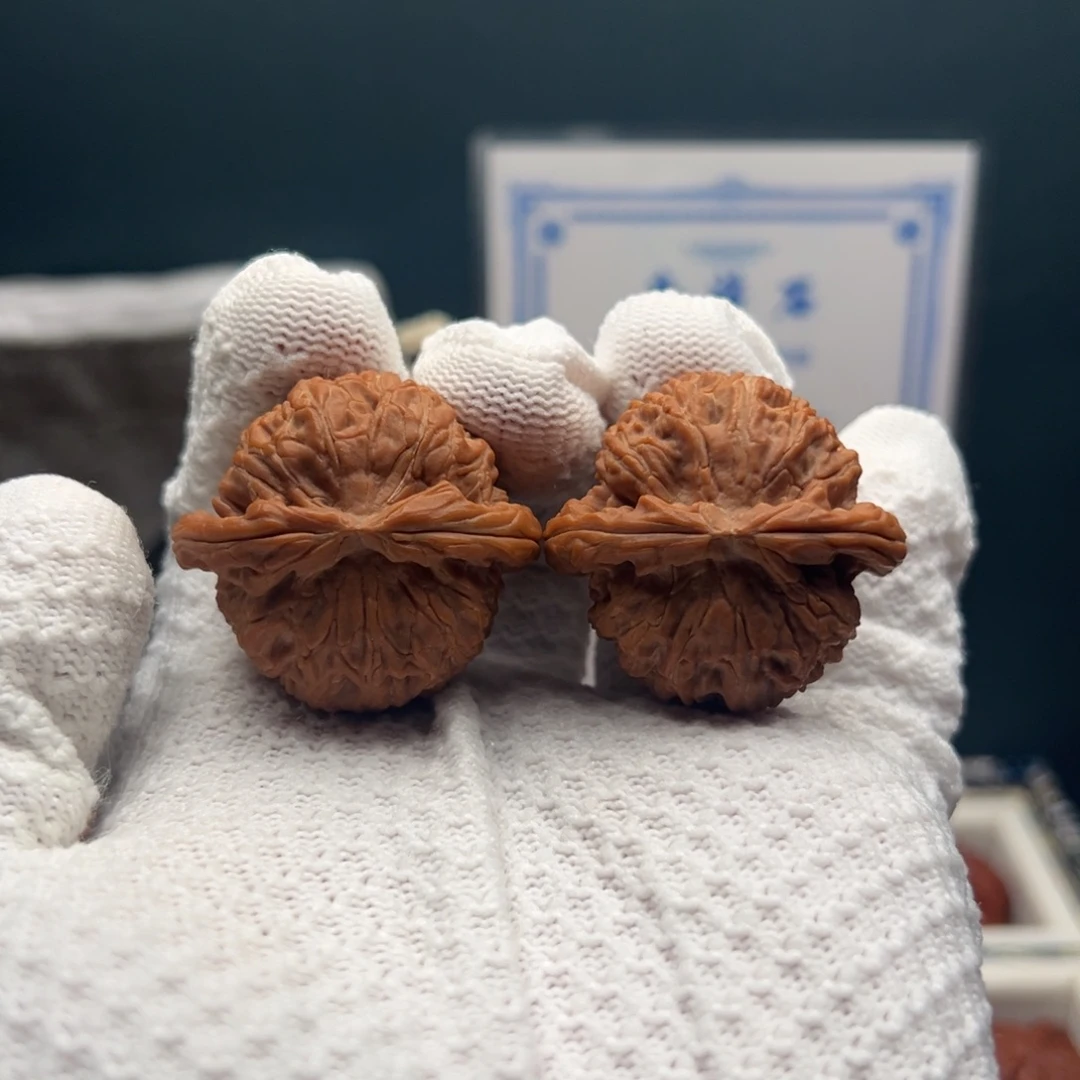 把件文玩核桃闷白39