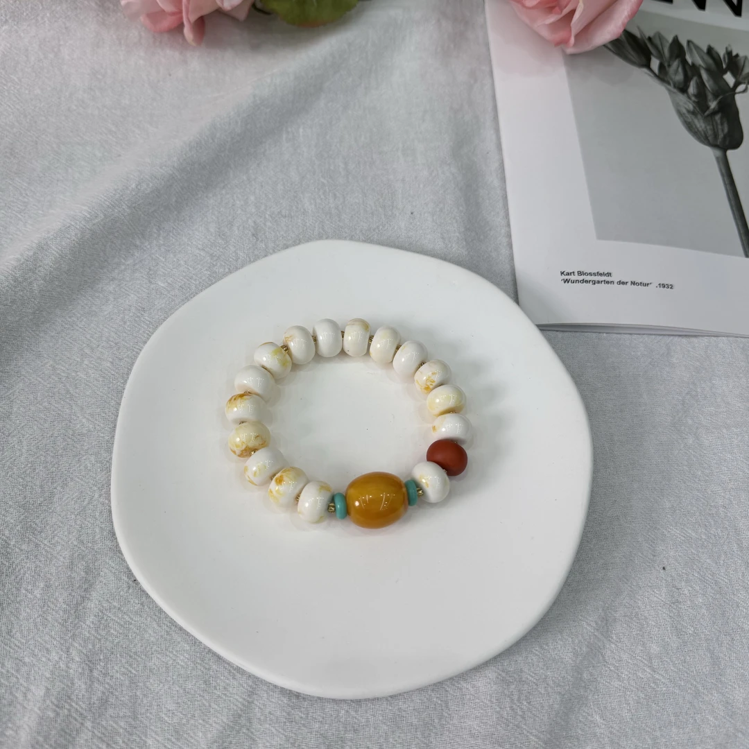 高定珠宝蜜蜡手链ZX1048S048