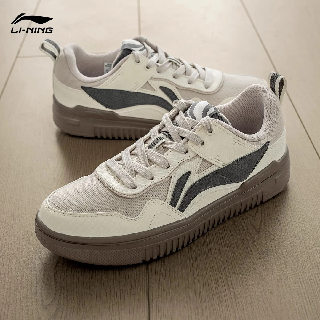 李宁青云男鞋板鞋2025秋冬复古时尚潮流百搭低帮学生休闲运动鞋子