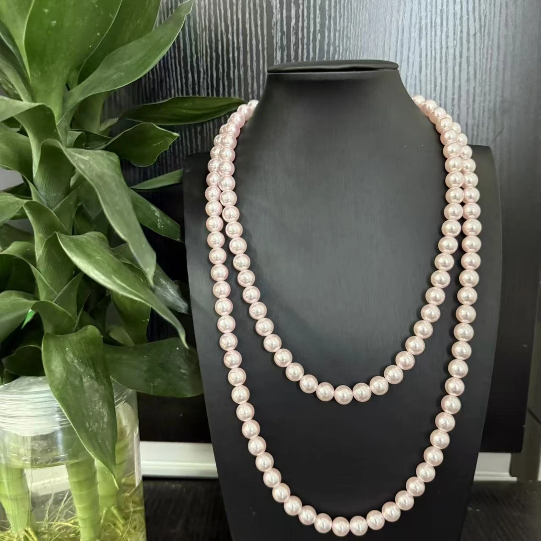 【小牛精选】D72樱花粉毛衣链10m