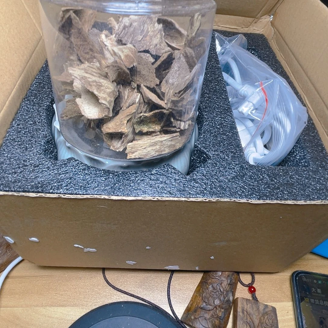 今***你沉香达拉干壳料➕莲花薰香炉一个