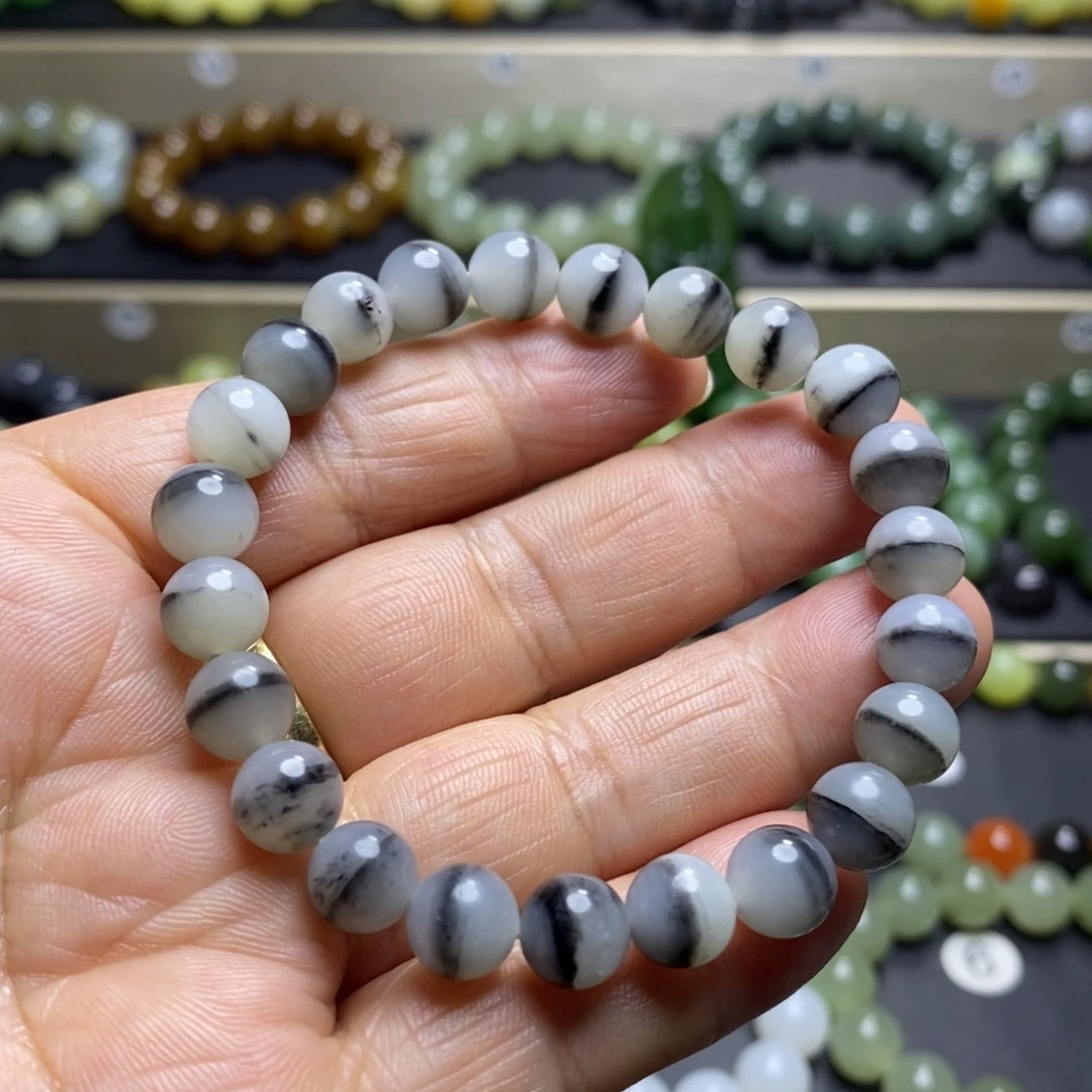 和田玉手串未镶嵌