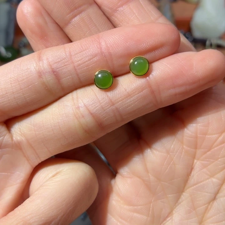 和田玉银S925镶嵌颈饰