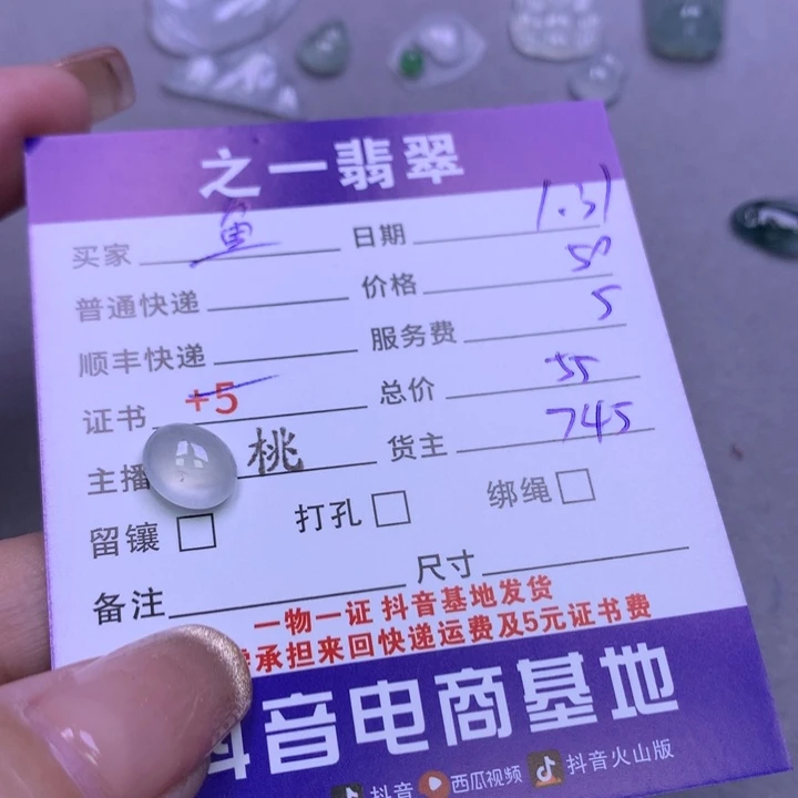 翡翠颈饰未镶嵌鱼*