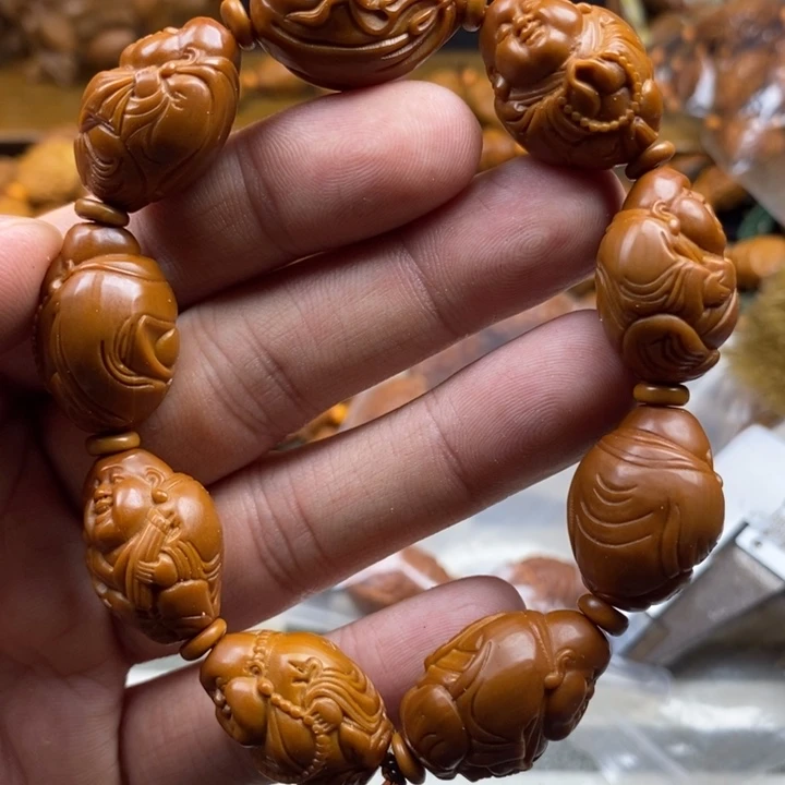 橄榄核手串/手链橄榄核雕工艺手串