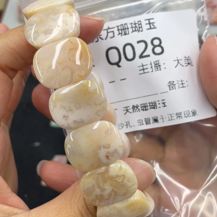 硅化珊瑚（珊瑚玉）合金颈饰